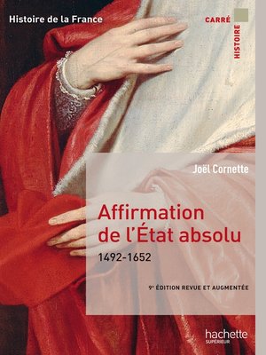 cover image of Affirmation de l'État absolu 1492-1652